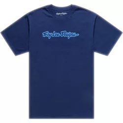 TROY LEE DESIGNS Signature póló - Navy/Aero Blue