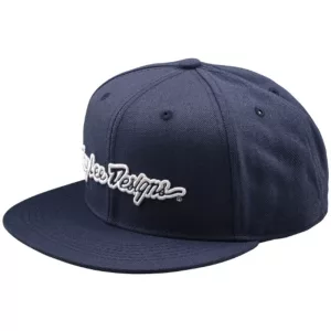 Troy Lee Designs Flat Bill Sapka Signature – Indigo