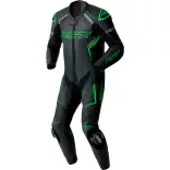 RST S1 D3O Leather Suit Bőrruha- Black / Flo Green