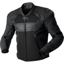 RST S1 Mesh D3O bőrkabát– Black