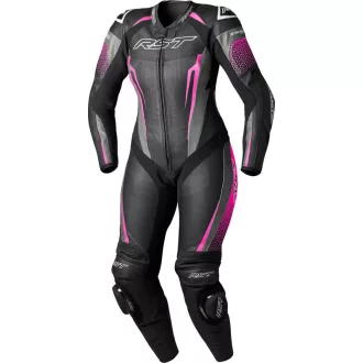 Rst tractech evo D3O női motoros bőrruha - fekete/Pink