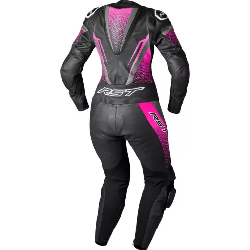 Rst tractech evo D3O női motoros bőrruha - fekete/Pink