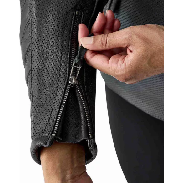 RST Ladies Roadster Air D3O Bőrkabát– Black