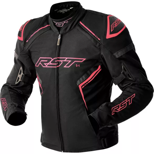 RST S1 D3O Ladies CE Női Textil Dzseki - Fekete