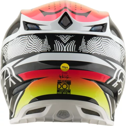 Troy lee designs SE5 carbon mips bukósisak - lined up fehér