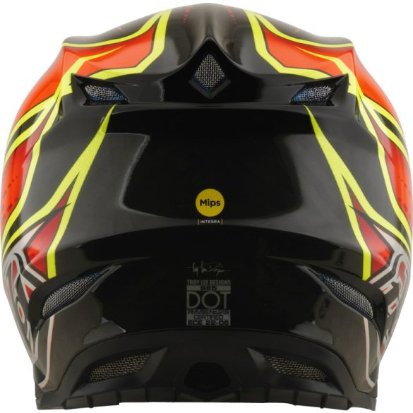 Troy Lee Designs SE5 Carbon Mips Bukósisak– Wings Red