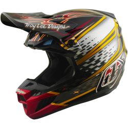   Troy Lee Designs SE5 Composite Mips bukósisak– Wings Black