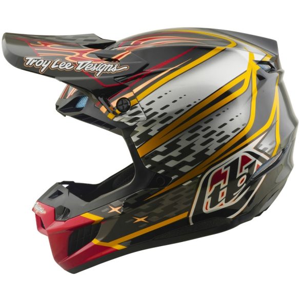Troy Lee Designs SE5 Composite Mips bukósisak– Wings Black