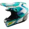 Troy lee designs SE5 composite mips bukósisak - crest real teal kék/fehér