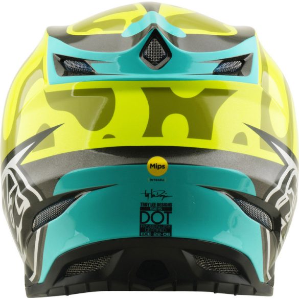 Troy Lee Designs SE5 Composite Mips Bukósisak– Myth Flo Yellow