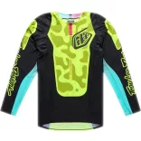 Troy Lee Designs SE Pro gyerek mez-Black/Flo Yellow