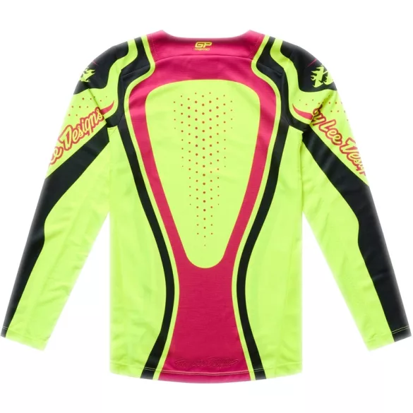 Troy Lee Designs GP Pro gyerek mez – Roller Flo Yellow/Fuschia