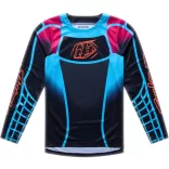 Troy Lee Designs GP Pro gyerek mez – Framework Black/Cyan