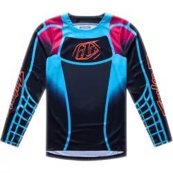 Troy Lee Designs GP Pro gyerek mez – Framework Black/Cyan