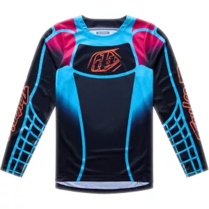Troy Lee Designs GP Pro gyerek mez – Framework Black/Cyan