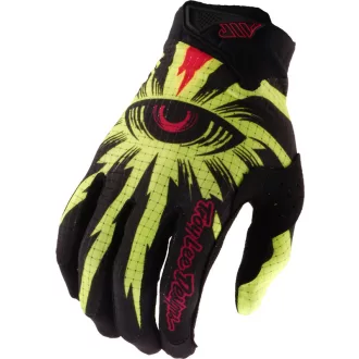 Troy lee designs air kesztyű - cyclops fekete/Flo sárga