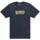 TROY LEE DESIGNS Finish Line póló - Black Heather