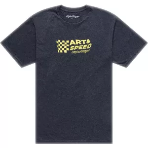 TROY LEE DESIGNS Finish Line póló - Black Heather