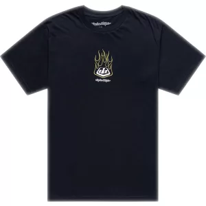 TROY LEE DESIGNS Flame2  póló- Black
