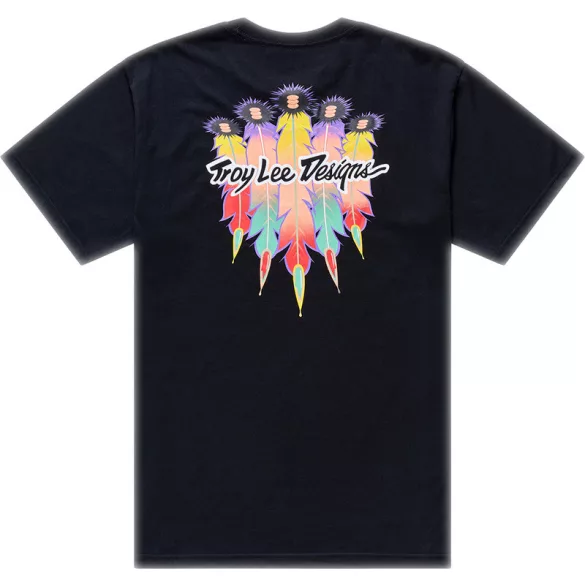 TROY LEE DESIGNS Feather póló - Black