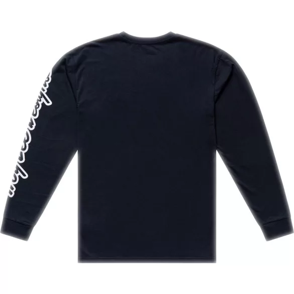 TROY LEE DESIGNS Long Sleeve Signature póló- Black