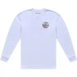 TROY LEE DESIGNS Long Sleeve Carb Club póló - White