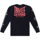 TROY LEE DESIGNS Long Sleeve Handlebar póló - Black