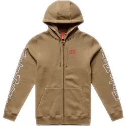 Troy Lee Designs Zip Up Badge pulóver– Sienna