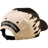 Troy Lee Designs Curved Snapback Finish Line sapka – Black/Pumice