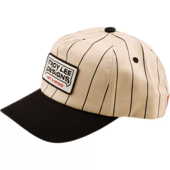 TROY LEE DESIGNS Curved Snapback Medieval sapka - Black/Pumice