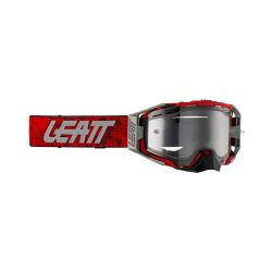  Leatt MX  Velocity 6.5  2023 szemüveg, piros-szürke, füst lencse