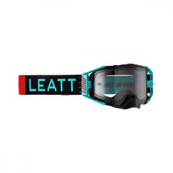   Leatt MX  Velocity 6.5  2023 szemüveg, fekete-kék, füst tükör lencse