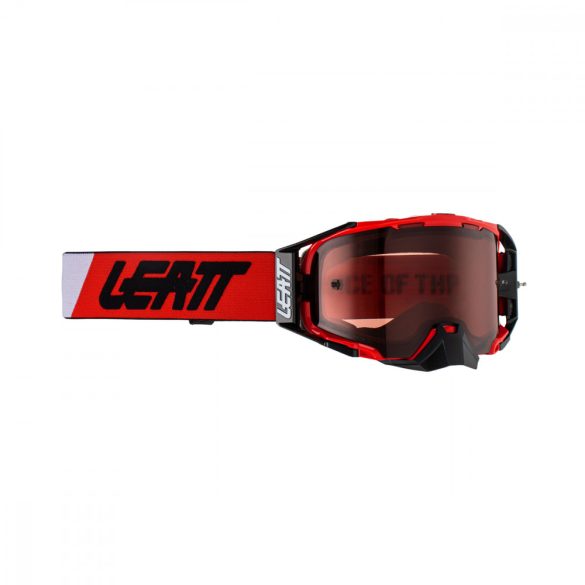 Leatt MX  Velocity 6.5  2023 szemüveg, fekete-piros, rose gold lencse