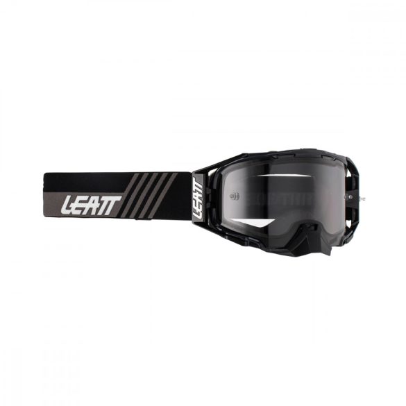 Leatt MX  Velocity 6.5  2023 szemüveg, fekete-szürke, füst tükör lencse