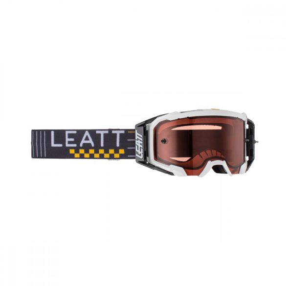 Leatt MX  Velocity 5.5  2023 szemüveg, fehér-graphit, rose gold tükör lencse