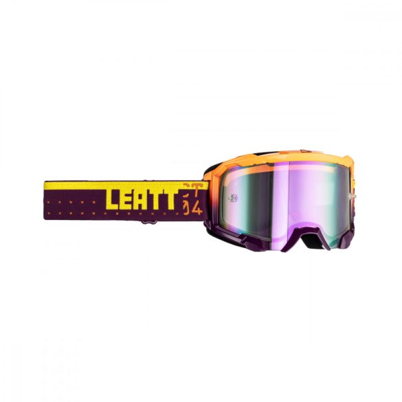 Leatt MX  Velocity 4.5 Iriz  2023 szemüveg,lila-narancs, lila tükör lencse