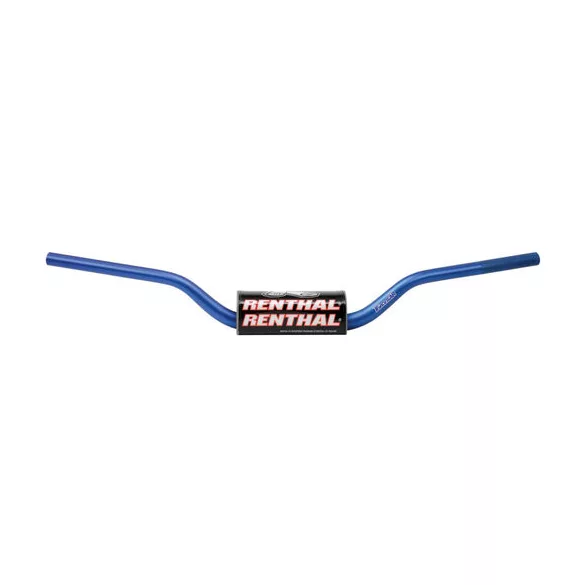 RENTHAL KORMÁNY 1,1/8 COLL (28,6MM) MX FATBAR KÉK KTM MAGAS (HIGH) PÁRNÁZOTT KÉK SZÍN SZIVACCAL