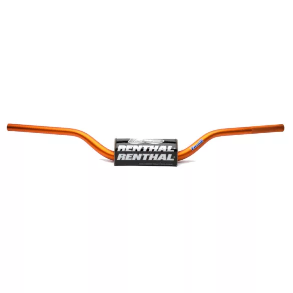 RENTHAL KORMÁNY 1,1/8 COLL (28,6MM) MX FATBAR NARANCSSÁRGA KTM MAGAS (HIGH) PÁRNÁZOTT NARANCSSÁRGA SZÍN SZIVACCAL