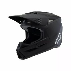 Alpinestars S-M3 solid black gyerek bukósisak