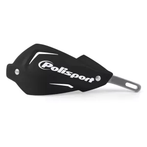 POLISPORT KÉZVÉDŐ (HANDBARY - ALUMÍNIUM MEREVÍTŐS) TOUQUET MODELL UNIVERZÁLIS 22/28MM-ES RÖGZÍTŐ KÉSZLETTEL, FEKETE SZÍNBEN