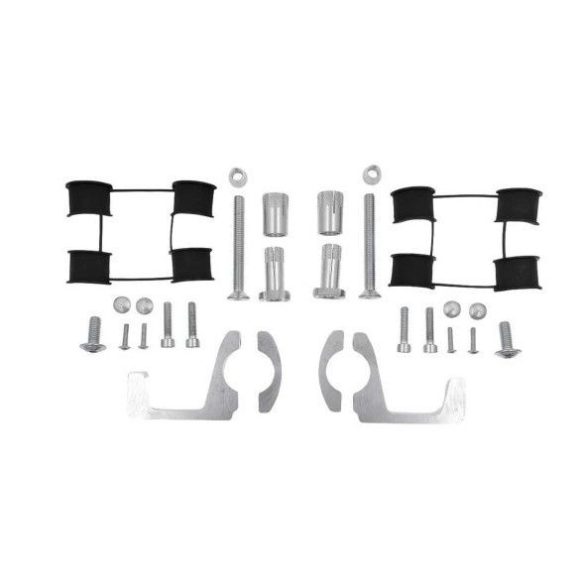 POLISPORT KÉZVÉDŐ RÖGZÍTŐ KÉSZLET (HANDBARY) TRAIL BLAZER MODELL CF MOTO 450MT '24-25' (KALAND ALKATRÉSZEK), SZÜRKE-FEKETE SZÍNBEN