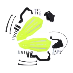   POLISPORT KIÁRUSÍTÁS KÉZVÉDŐ (HANDBARY) BULLIT MODELL UNIVERZÁLIS 22/28MM-ES RÖGZÍTŐ KÉSZLETTEL YAMAHA YZ/YZF '08-21', NEONSÁRGA SZÍNBEN