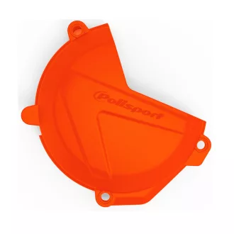   POLISPORT KUPLUNGFEDÉL VÉDŐ KTM SX-F/XC-F 250/350 '16-'22; EXC-F 250/350 '17-'23; HUSQVARNA FC/FX 250/350 '16-'22, FE 250/350 '17-'18 NARANCSSÁRGA SZÍNŰ
