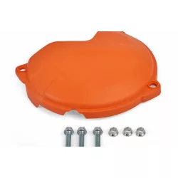   POLISPORT KIÁRUSÍTÁS KUPLUNGFEDÉL VÉDŐ (DEKLI) KTM XCF/SXF 250/350 16-19 EXC-F/XCFW 250/350 '17-'19; HUSQVARNA FE 250/350 '19 NARANCSSÁRGA