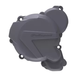   Polisport gyújtásfedél/generátorfedél védő KTM EXC 250/300 tpi '17 - '23; Husqvarna TE 250/300 tpi '17 - '23; gas gas ec 250/300 '21 - '23 szürke szín