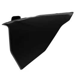   POLISPORT LÉGSZŰRŐHÁZ FEDÉL (AIRBOX) MINDKÉT OLDAL GAS GAS MC 125 '21-'22; MC 250/450F '21-'22; EC/EC-F 250/300 '21-'22; EX 250/350/450F '22 FEKETE SZÍN