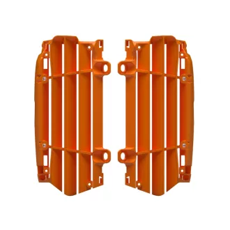   Polisport hűtőrács narancssárga szett KTM sx/sxf 125/150/200/250/350/450 '23 - '26; exc/exc - f 125/200/250/300/350/450 '24 - '26; Husqvarna te/fe '24 - '26; gas gas mc/mc - f/ec/ec - f/ew - f/ex/ex - f '24 - '26