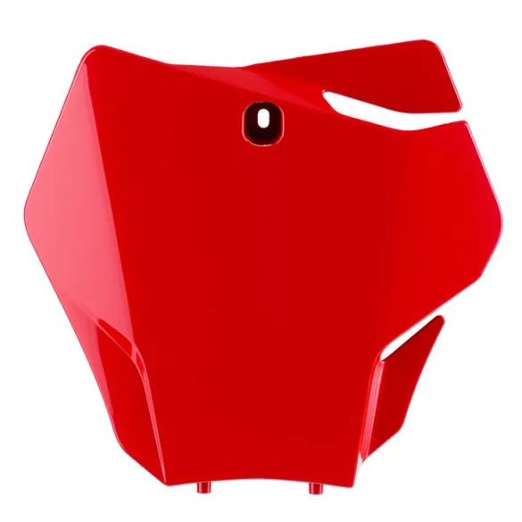 POLISPORT RAJTSZÁMTÁBLA (PLASTRON) GAS GAS MC 125 '21-'22; MC 250/450F '21-'22; EX 250/350 '22; EX-250/350/450F '22 PIROS (OEM) SZÍN