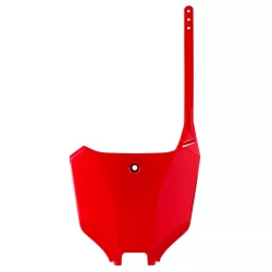   POLISPORT RAJTSZÁMTÁBLA (PLASTRON) HONDA CRF 250R '22-'24; CRF 450R '21-'24 PIROS (OEM) SZÍN