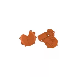 Polisport Kuplungfedél védő+generátor védő szett, KTM EXC/XCW 250/300, HUSQVARNA TE 250/350 